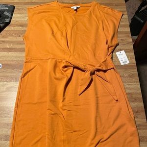 Mustard colored dress